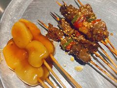 三色BBQ牛肉粒-烎记烧烤(蓝天花园店)