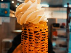 烤玉米冰tea凌-茶是一枝花泡茶店