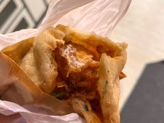 -小红车炸蛋葱油饼