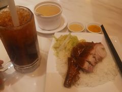 叉烧烧鸭双拼饭-香港新发烧腊茶餐厅(书城店)