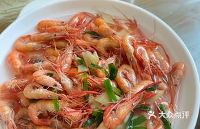 Boiled Shrimp in Salt Water