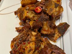 手撕牦牛排-沙力海美食城 西北特色菜 烤肉店(北门坡店)