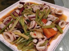 酸菜炒鱿鱼-温岭人家(红花北路店)