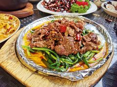 韭菜烤牛肉-朱家小厨(红塔西路店)