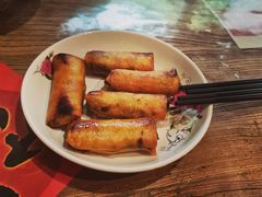 荠菜冬笋菌菇春卷-八珍手工水饺·妈妈的爱(传芳巷店)