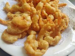 炸虾仁-晚归月亮湾私家菜(临邑路店)