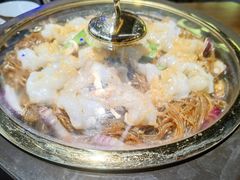金银蒜蒸凤尾虾-绿茶餐厅(南昌王府井店)