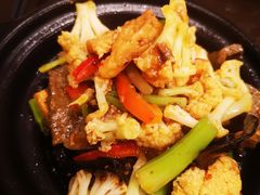 干锅花菜杏鲍菇-五观堂素食(新华路店)