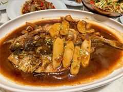 深海黄鱼年糕-径山十八道·风味民间菜(杭州总店)