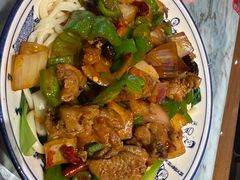 辣子鸡拉条子拌面-贺秦生陕面王(富力城店)