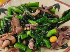 鸡什炒菜心-区海鸡场饭店(石壁店)