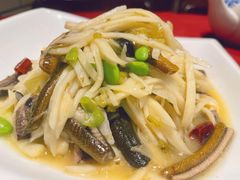 茭白鳝丝炒毛豆-老吉士酒家(天平路店)