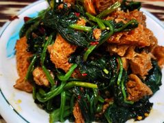 菠菜面筋-新疆伊宁远征餐厅
