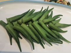 白灼秋葵-大灶头·新昌菜(中国茶市店)