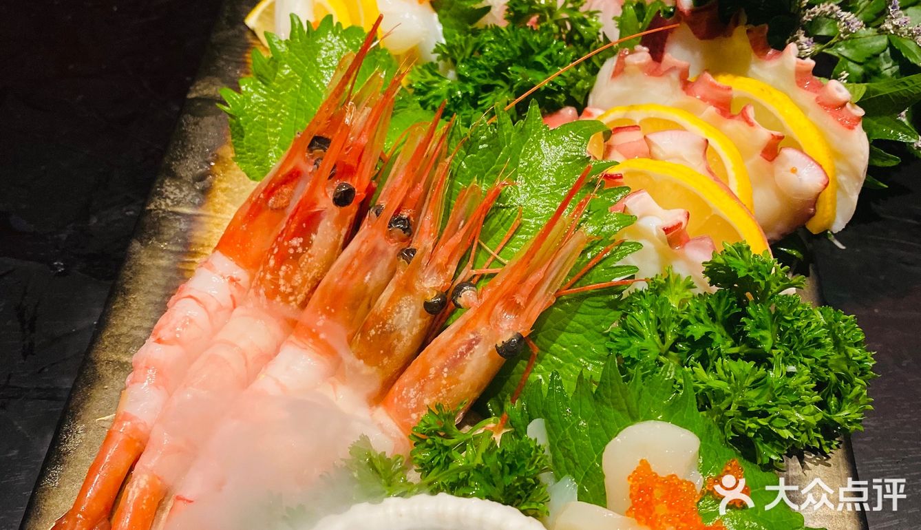 参加山上下的品鉴 日料的食材搭配拍出来特别舒服