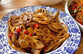 Stir-Fried Lotus Stem Tips