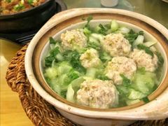 砂锅青菜肉圆煲-龙珠饭店-深夜大食堂(五爱西直街店)