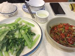 油渣菜心-湖南乡情湘菜馆(罗湖店)