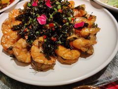 罗布麻茶香鲜虾-纳瓦新疆菜(银都店)