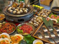 -围炉肉舍•炭烤活鳗•丹东海鲜烤肉(步行街店)