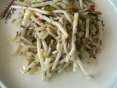 芦苇根炒肉丝-梦缘水乡·湖景餐厅