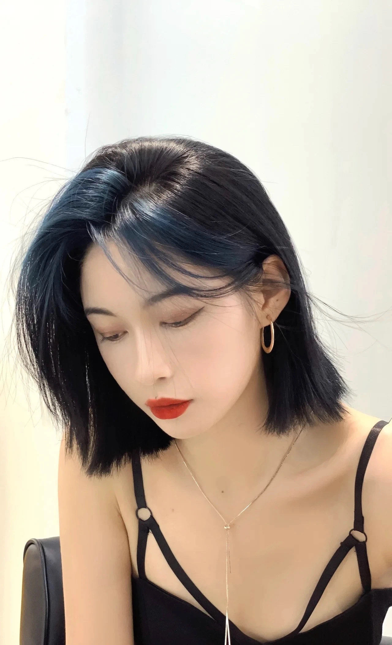 短发设计染