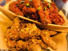 甜辣味鸡翅-富乐满韩国正宗炸鸡韩国料理(虹泉路店)