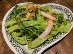马拉盏炒通菜-大头虾越式风味餐厅(光明广场店)