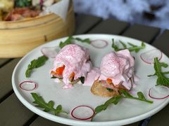 粉粉的班尼迪克蛋-CHILLAX轻乐时(侨建·Hi City店)