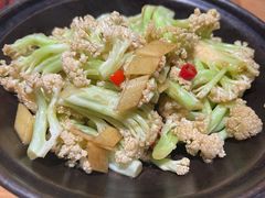 干锅菜花炒-朵朵开素食餐厅(后宰门街店)