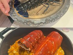 整只布列塔尼蓝龙虾佐意大利扁平-Le Bistrot de Racine