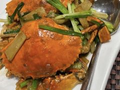 蟹粉扒菜胆菇-協成海鮮火鍋(老店)