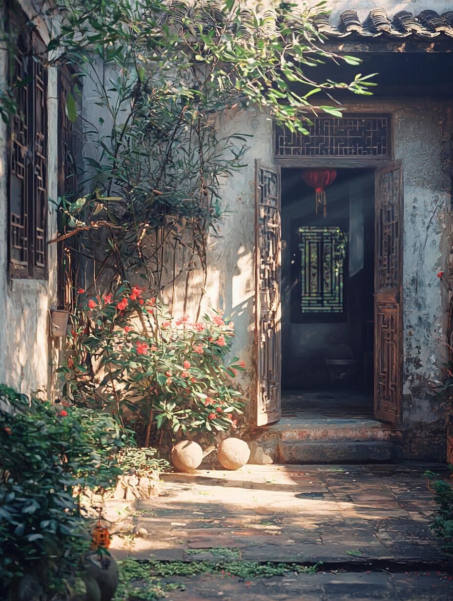 回味古风,老宅的一天