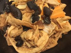 干锅豆衣-九华山聚龙大酒店