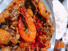 -东来菜馆•手抓海鲜家常菜•海鲜锅贴(鸽子窝店)