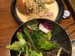 牛外脊沙拉-机器人火炉披萨