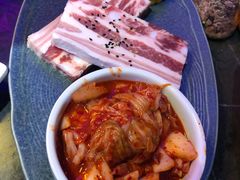 山蒜泡菜猪五花-十三姨正合丰烤肉(营迹路店)