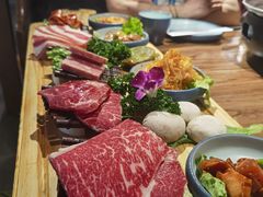 -明洞阿姨·韩式酱蟹烤肉·创意料理(三元桥店)