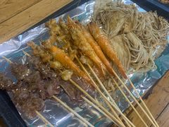 -路边摊小炉子烧烤