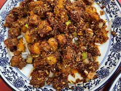 孜然羊肉-北大地皖峰饭馆