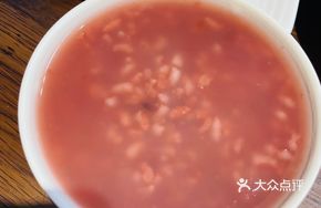 Red Bean Rice Porridge with Rock Sugar