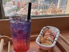 彩虹西柚气泡-猫小主咖啡·猫咖cat cafe(福田店)