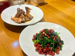 果仁菠菜-伊喜饺子·烤鸭(五道口学院路店)