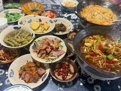 干锅牛肉丝-张关合渣(航空大道店)