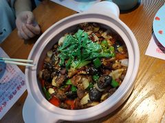 茶树菇鸡煲-最味·煲式干锅(银石广场店)