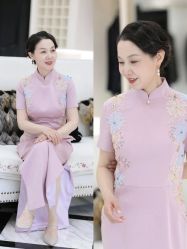 -伊莲妈妈装礼服旗袍高级定制