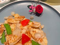 大虾油炒淮山百合-钟菜·粤菜点心·宴请(海上世界·汇港二期店)