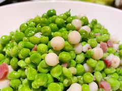 云腿鸡头米炒小甜豆-环球港凯悦 · 享悦中餐厅