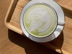 京都宇治抹茶拿铁-中国油画院咖啡馆