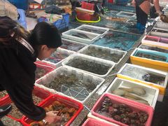 -霞涌市场海鲜摆卖区